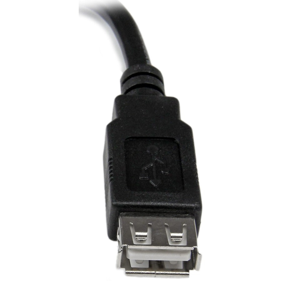 StarTech.com 6in USB 2.0 Extension Adapter Cable A to A - M/F USBEXTAA6IN