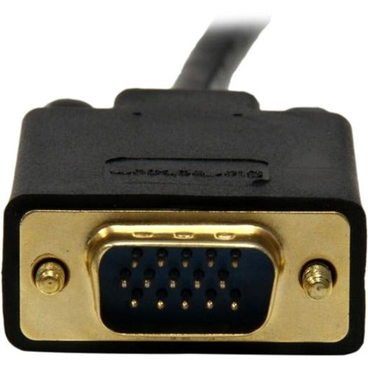 StarTech.com 6 ft Mini DisplayPort to VGAAdapter Converter Cable - mDP to VGA 1920x1200 - Black MDP2VGAMM6B
