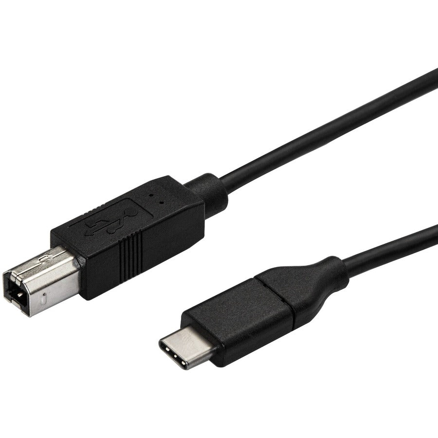 StarTech.com Câble d'imprimante USB C vers USB B de 3 m - M/M - USB 2.0 - Câble USB C vers USB B - Câble d'imprimante USB C - Câble USB Type C vers Type B USB2CB3M