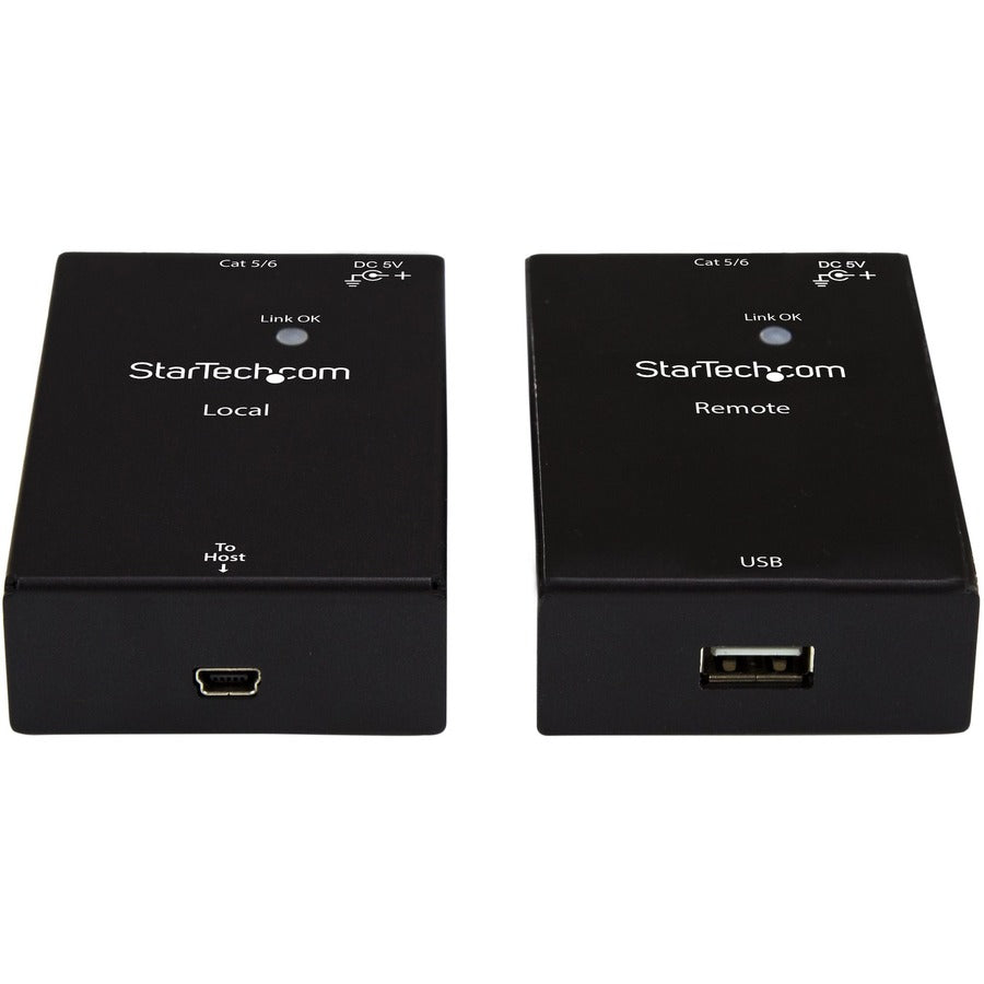 StarTech.com Kit d'extension USB 2.0 sur câble Cat5e/Cat6 (RJ45) - Jusqu'à 165 pieds (50 m) - Port USB sur câble Ethernet - Alimenté - 480 Mbps USB2001EXTV