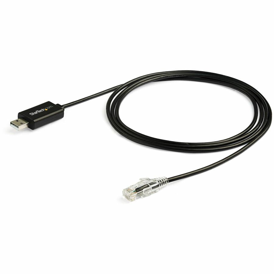 StarTech.com 6 ft. / 1.8 m Cisco USB Console Cable - USB to RJ45 Rollover Cable - Transfer rates up to 460Kbps - M/M - Windows®, Mac and Linux® Compatible ICUSBROLLOVR