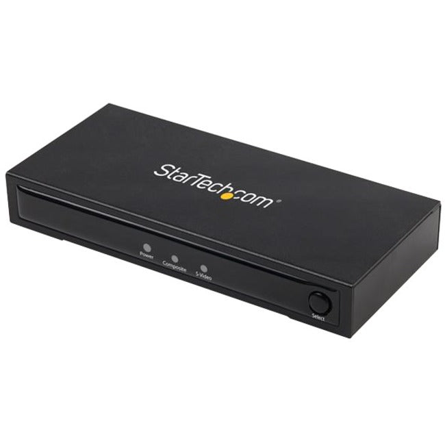 StarTech.com Convertisseur S-Vidéo ou Composite vers HDMI avec Audio - 720p - NTSC et PAL VID2HDCON2