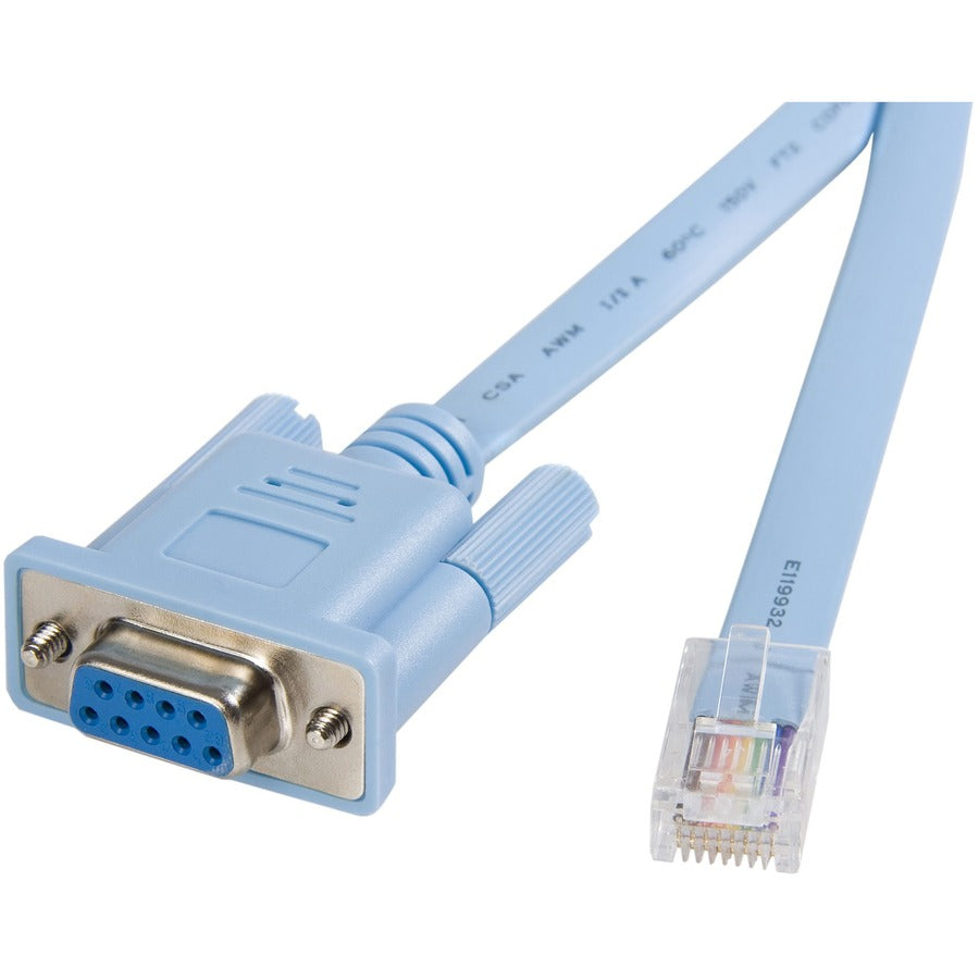 Câble de routeur de console Cisco StarTech.com - RJ45 (m) - DB9 (f) - 6 pieds DB9CONCABL6