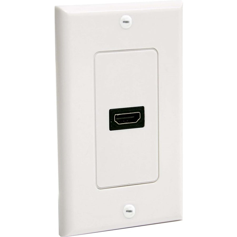 StarTech.com Plaque murale HDMI® femelle à prise unique blanche HDMIPLATE