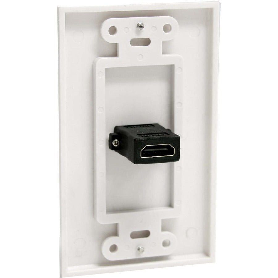 StarTech.com Plaque murale HDMI® femelle à prise unique blanche HDMIPLATE