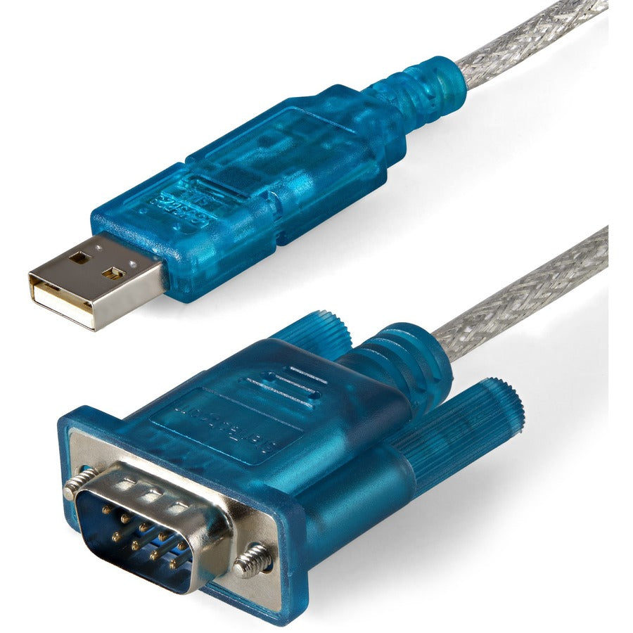 StarTech.com Adaptateur USB vers série - Prolific PL-2303 - 3 pieds / 1 m - DB9 (9 broches) - Câble adaptateur USB vers RS232 - USB série ICUSB232SM3