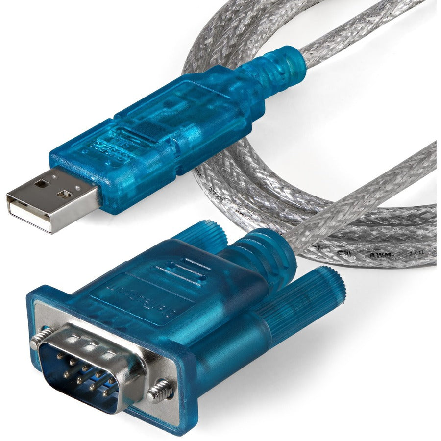 StarTech.com Adaptateur USB vers série - Prolific PL-2303 - 3 pieds / 1 m - DB9 (9 broches) - Câble adaptateur USB vers RS232 - USB série ICUSB232SM3