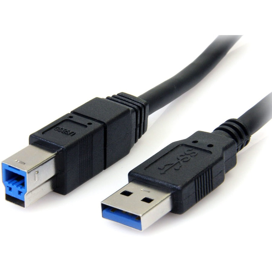 StarTech.com Câble USB 3.0 SuperSpeed A vers B noir de 6 pieds - M/M USB3SAB6BK