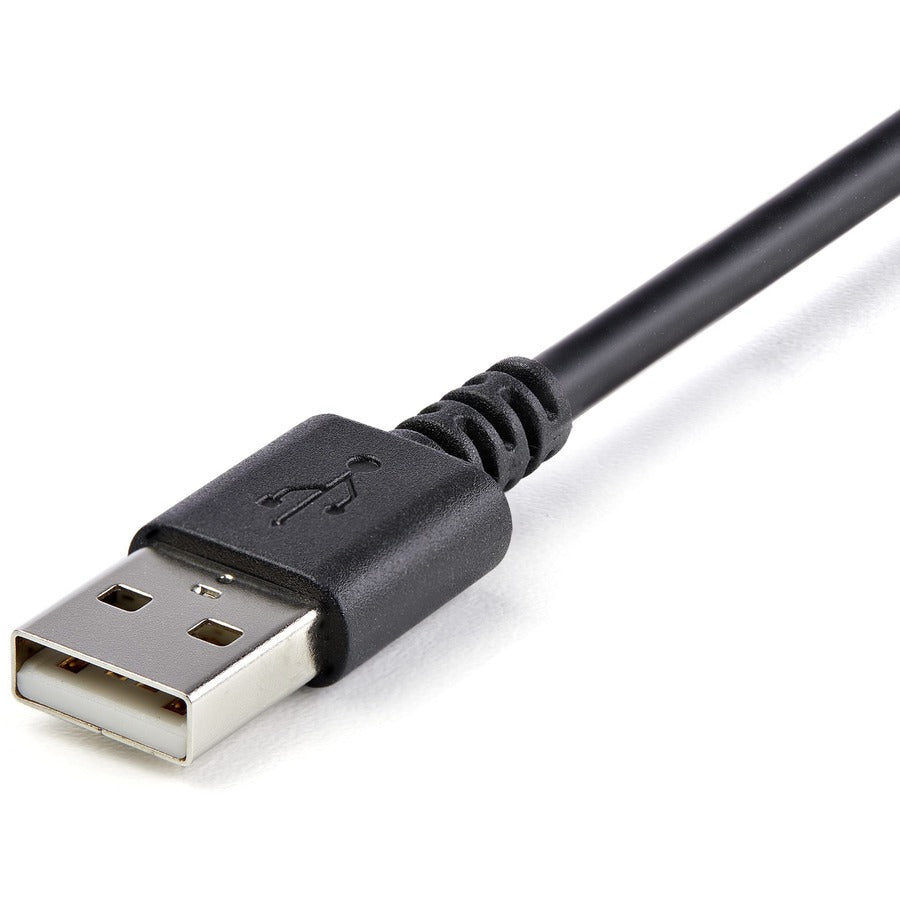 StarTech.com 3m (10ft) Long Black Apple® 8-pin Lightning Connector to USB Cable for iPhone / iPod / iPad USBLT3MB