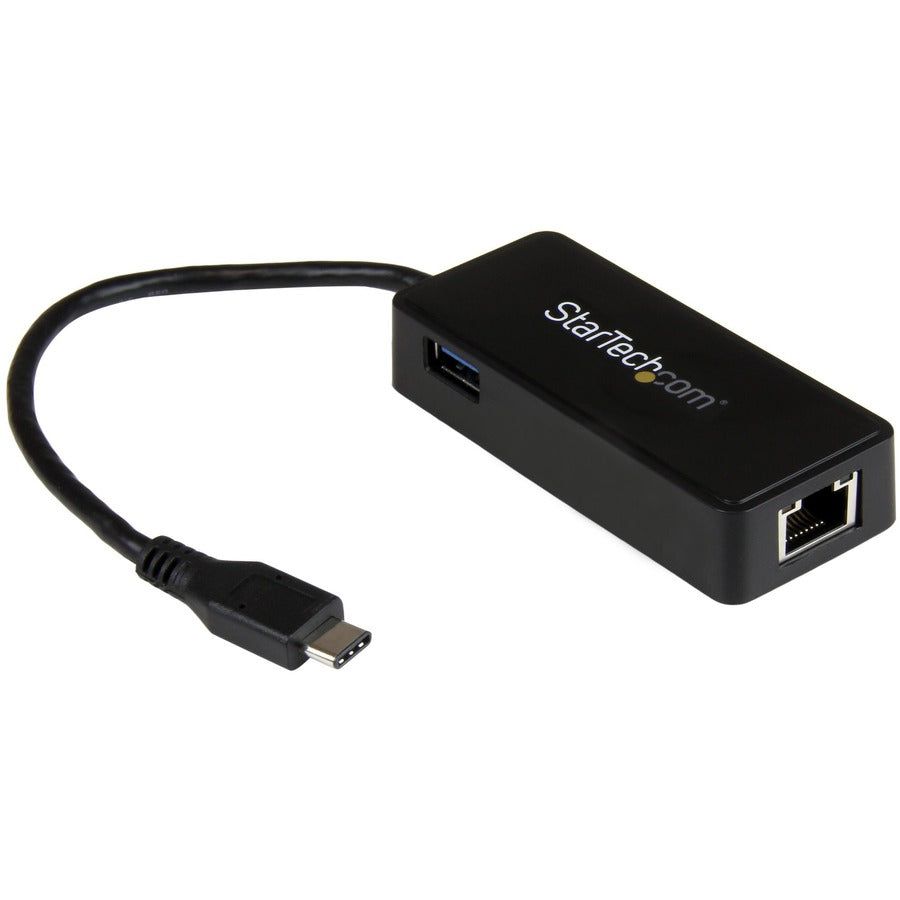 StarTech.com USB-C to Ethernet Gigabit Adapter Thunderbolt Compatible USB Type Network Adapter USB Ethernet Adapter US1GC301AU