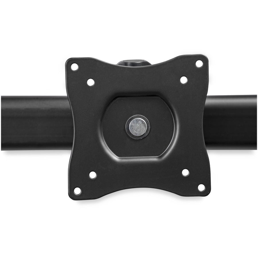 StarTech.com Triple Monitor Stand - Crossbar - Steel & Aluminum - For VESA Mount Monitors up to 27in - Computer Monitor Stand - 3 Monitor Arm ARMBARTRIO2