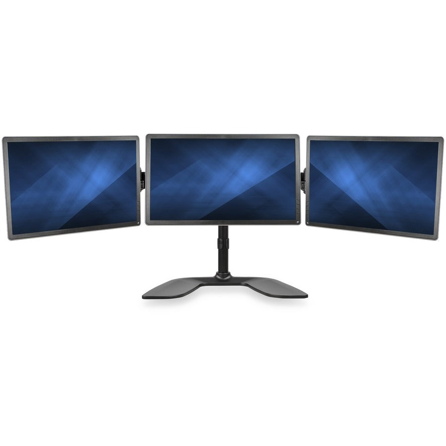 StarTech.com Support pour triple écran - Barre transversale - Acier et aluminium - Pour moniteurs à montage VESA jusqu'à 27 pouces - Support pour écran d'ordinateur - Bras pour 3 écrans ARMBARTRIO2