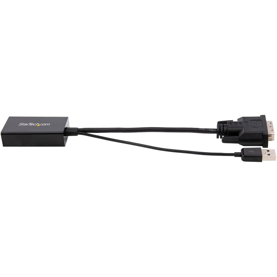 StarTech.com Adaptateur DVI vers DisplayPort avec alimentation USB - Adaptateur vidéo DVI-D vers DP - Convertisseur DVI vers DisplayPort - 1920 x 1200 DVI2DP2