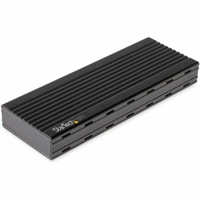 StarTech.com Boîtier USB-C (10 Gbit/s) vers M.2 NVMe SSD - Boîtier portable M.2 PCIe en aluminium - 1 Go/s en lecture et écriture - Mac et PC M2E1BMU31C
