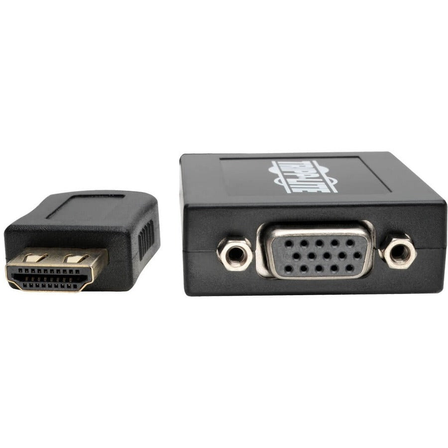 Convertisseur adaptateur Tripp Lite 6 pouces HDMI vers VGA avec audio vidéo pour Ultrabook/ordinateur portable/ordinateur de bureau 6" P131-06N