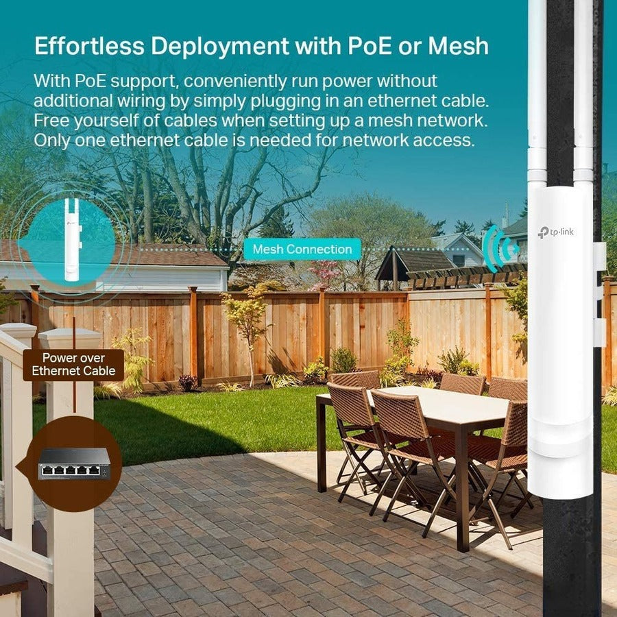 TP-Link Omada EAP225-Outdoor Dual Band IEEE 802.11ac 1.17 Gbit/s Wireless Access Point - Outdoor EAP225-Outdoor