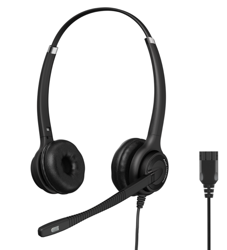 Axtel AXH-EHDD Elite HD Duo Noise-Canceling Headset