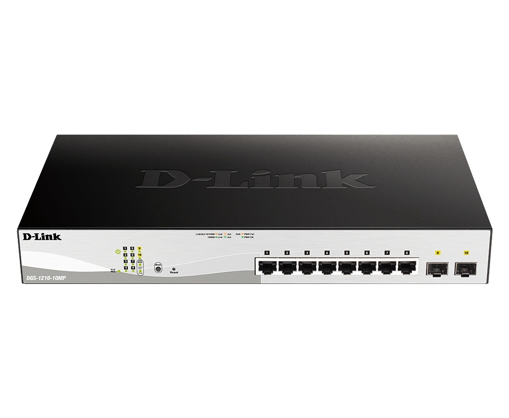D-Link 28-Port Layer 2 Smart Managed Gigabit PoE Switch DGS-1210-28MP
