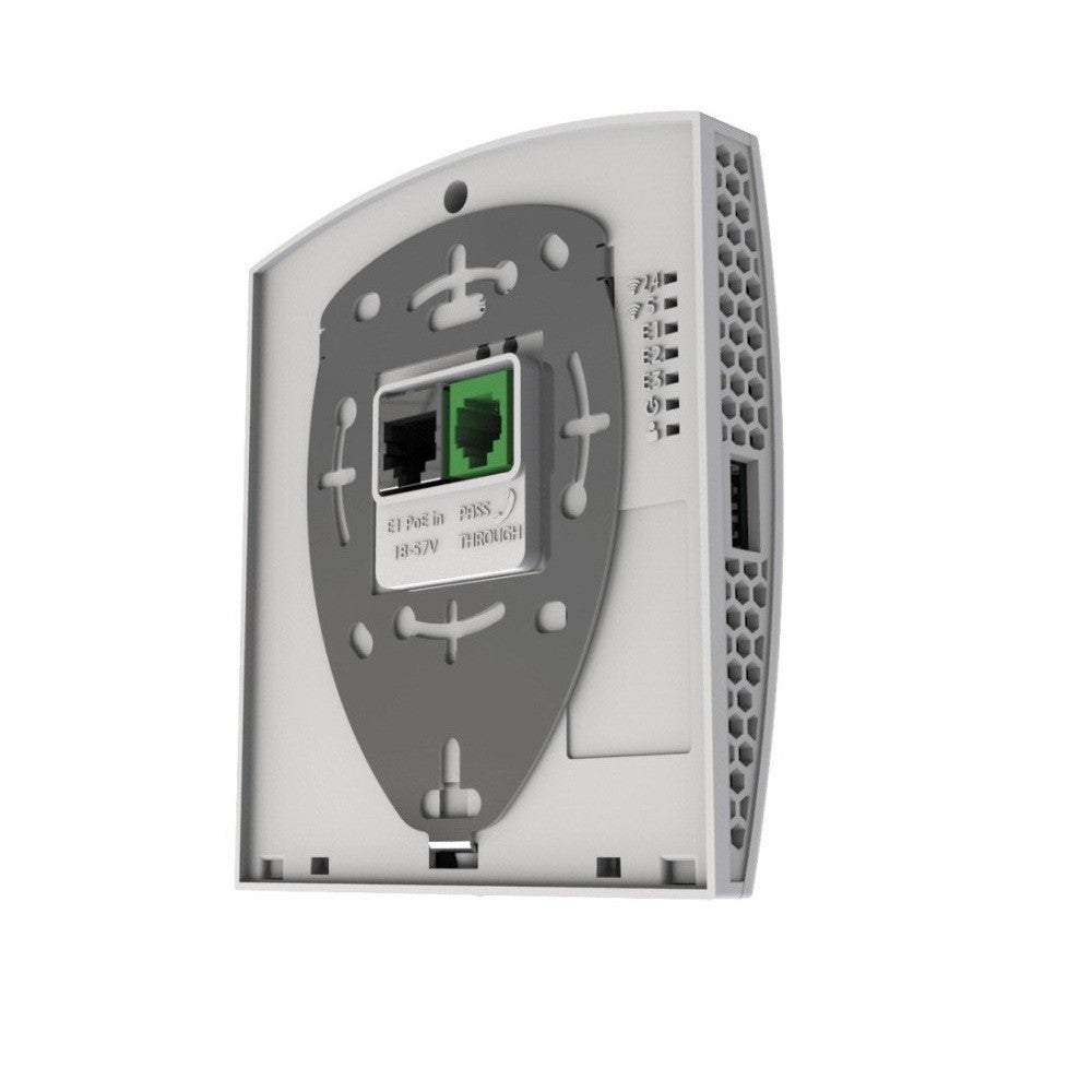 Mikrotik In-wall Dual Concurrent 2.4GHz / 5GHz wireless access point with three Ethernet ports