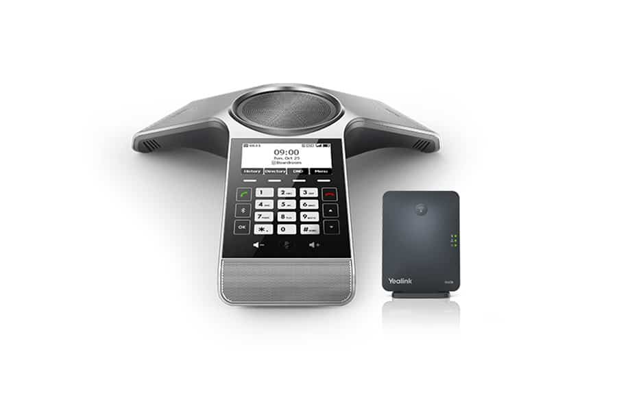 Station de conférence IP Yealink CP930W-Base - Avec/sans fil - DECT, Bluetooth - Bureau - Argent sidéral, Gris classique CP930W-BASE