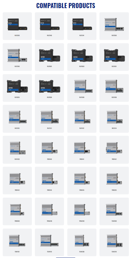 Teltonika Compact DIN Rail Kit