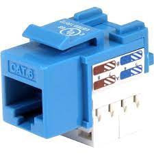 Startech CAT6 RJ45 Keystone Jack - Blue