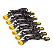 APC by Schneider Electric Power Cord Kit (6 ea), Locking, C13 to C14, 1.8m, North America AP8706S-NA