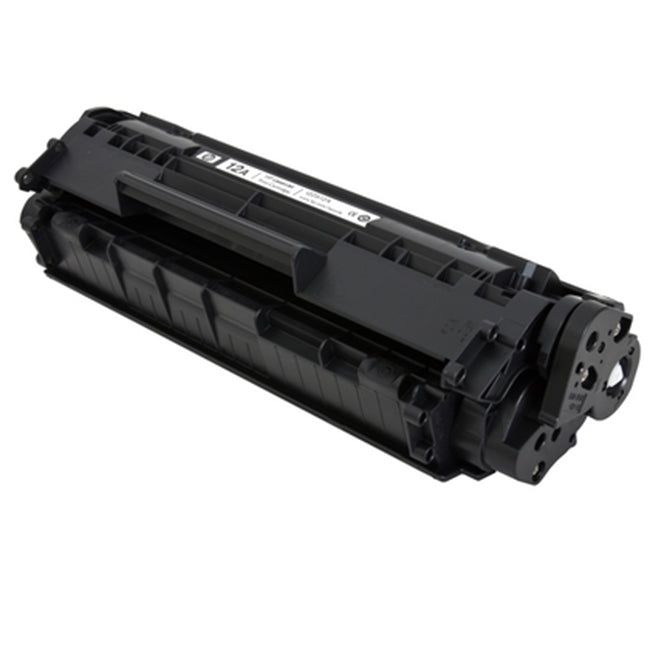 Cartouche de toner laser authentique HP 12A - Noir - 2 / Paquet Q2612D-2PK