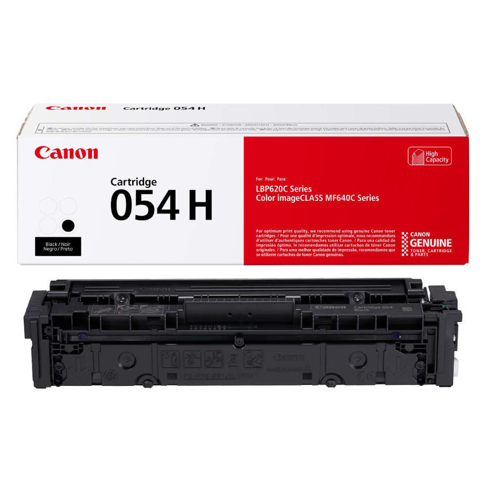 Cartouche de toner laser originale à haut rendement Canon 054H - Magenta - 1 paquet 3026C001