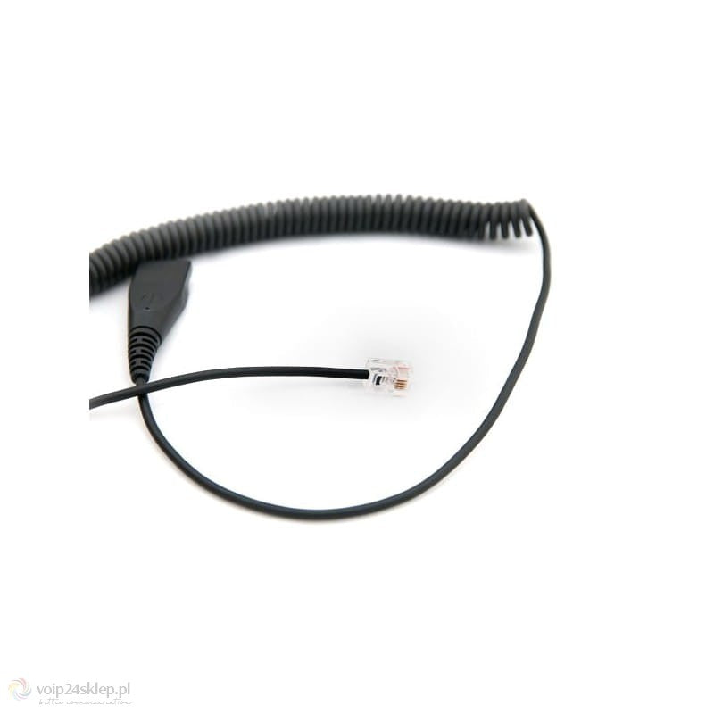 Axtel AXC-05 QD/RJ Coiled Headset Cable (0.5m-2.5m) – Cisco-Compatible Quick Disconnect Cable