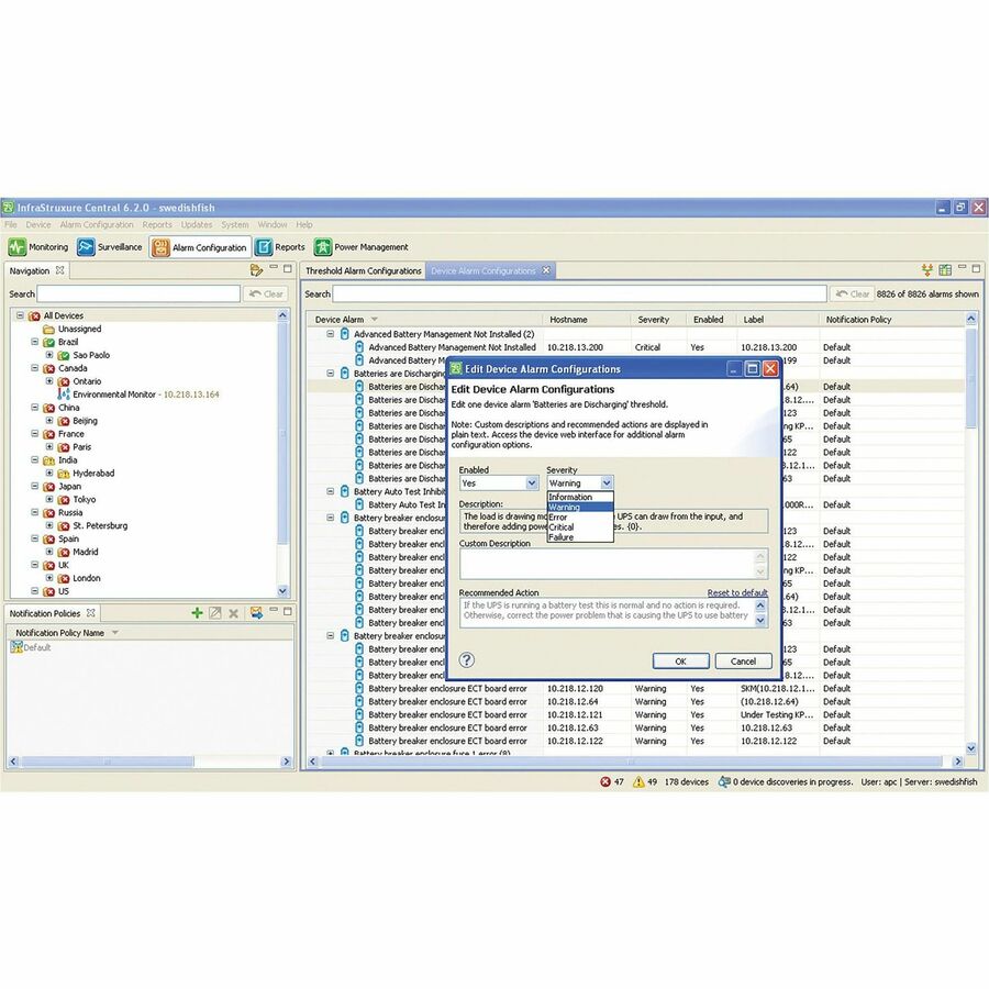 APC by Schneider Electric Infrastructure Management Equipment AP9470