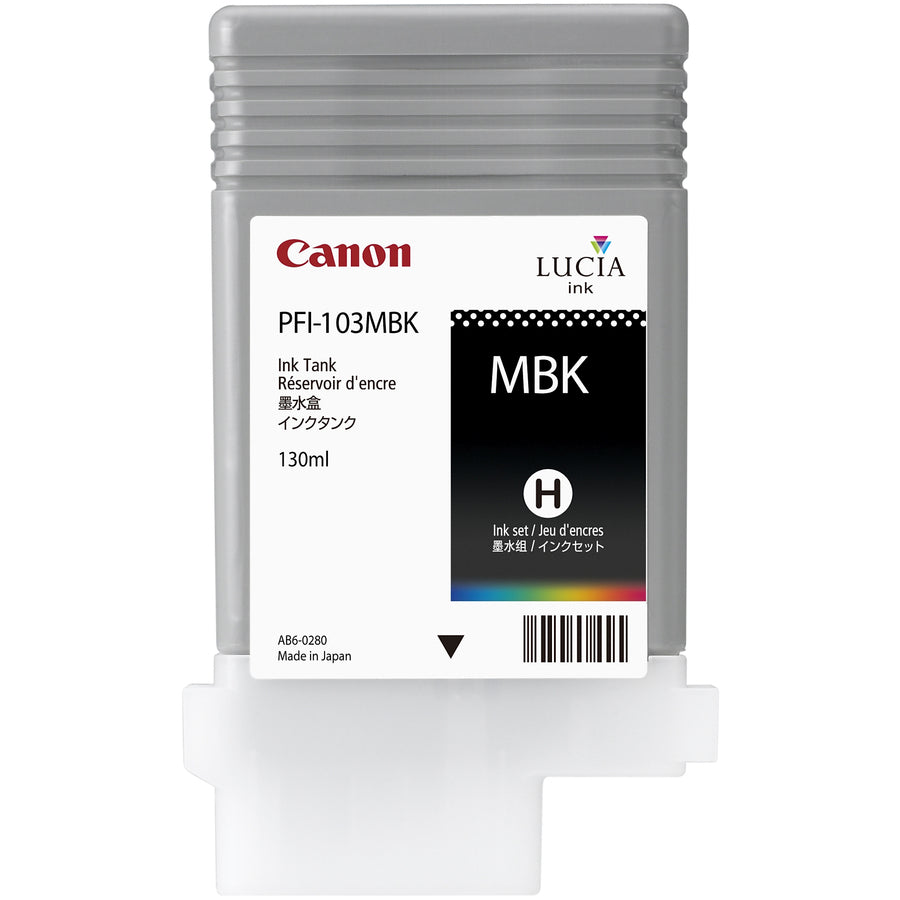 Canon PFI-103MBK Original Inkjet Ink Cartridge - Matte Black Pack 2211B001