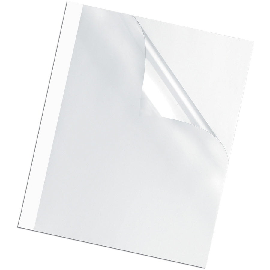 Fellowes Thermal Presentation Covers - 1/4" , 60 sheets, White 52222