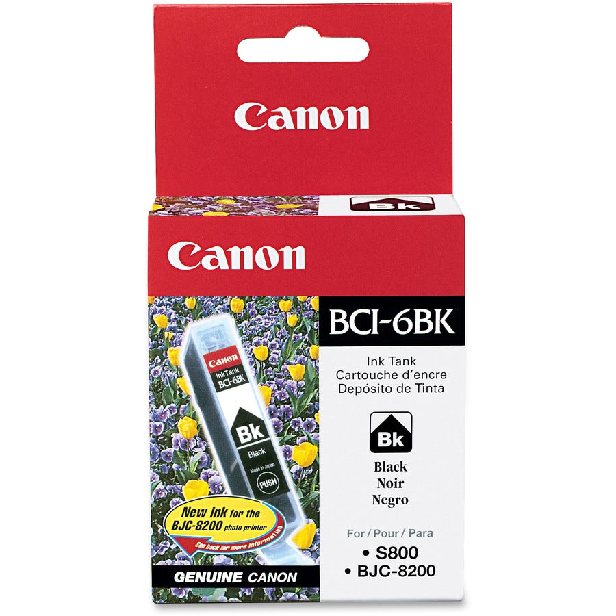 Canon BCI-6Bk Ink Cartridge 4705A003