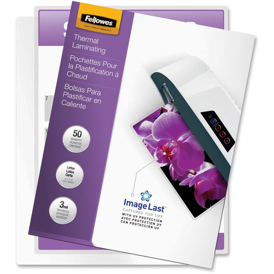 Fellowes ImageLast Thermal Laminating Pouches 52225