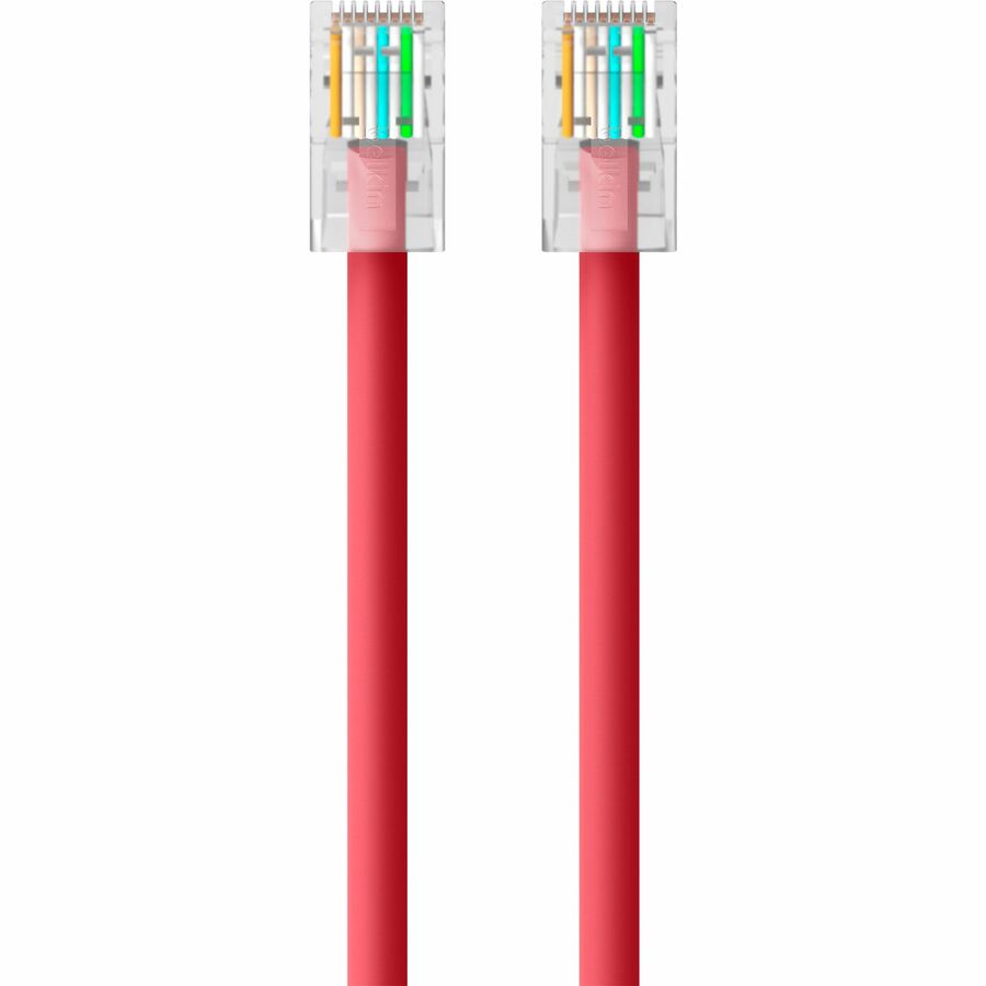 Belkin CAT6 Ethernet Patch Cable, RJ45, M/M A3L980-25-RED