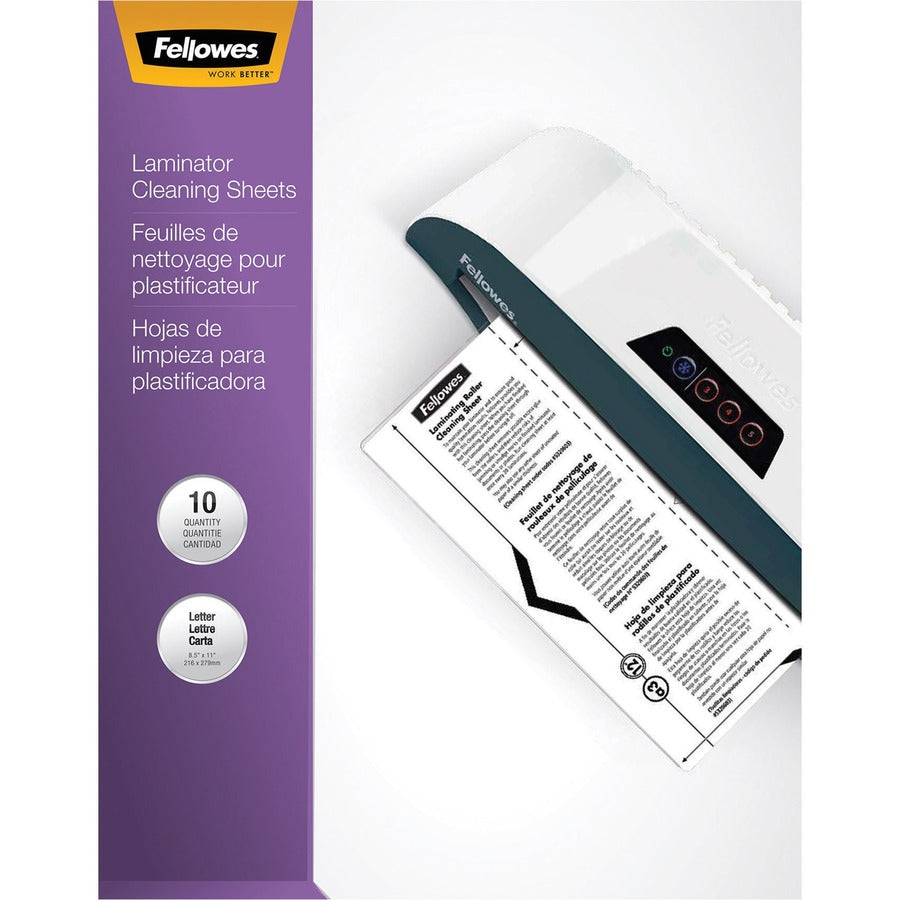 Fellowes Laminator Cleaning Sheets 10pk 5320603