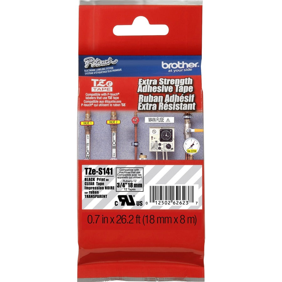 Brother Extra Strength 3/4" Adhesive TZe Tape TZES141