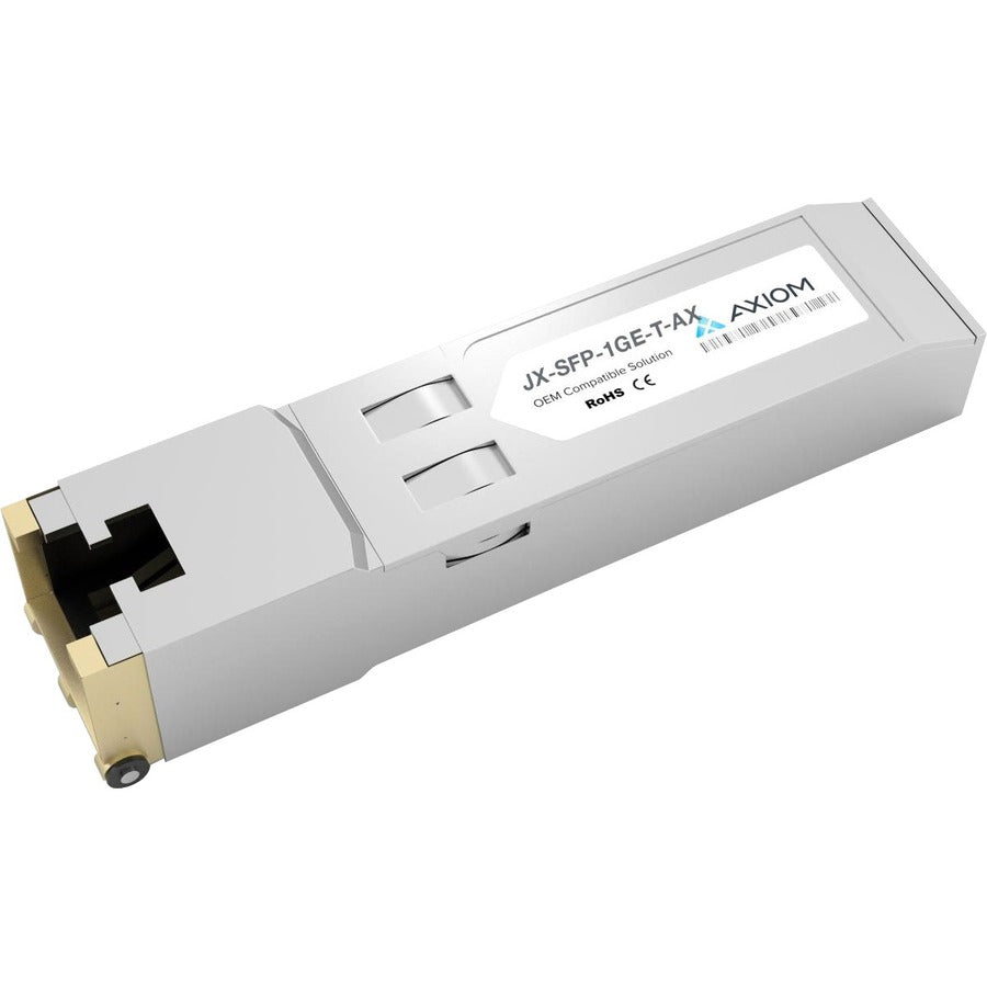 Axiom 1000BASE-T SFP Transceiver for Juniper - JX-SFP-1GE-T JXSFP1GET-AX