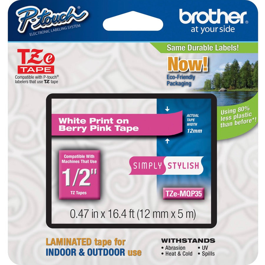 Brother P-Touch TZe Laminated Tape TZEMQP35