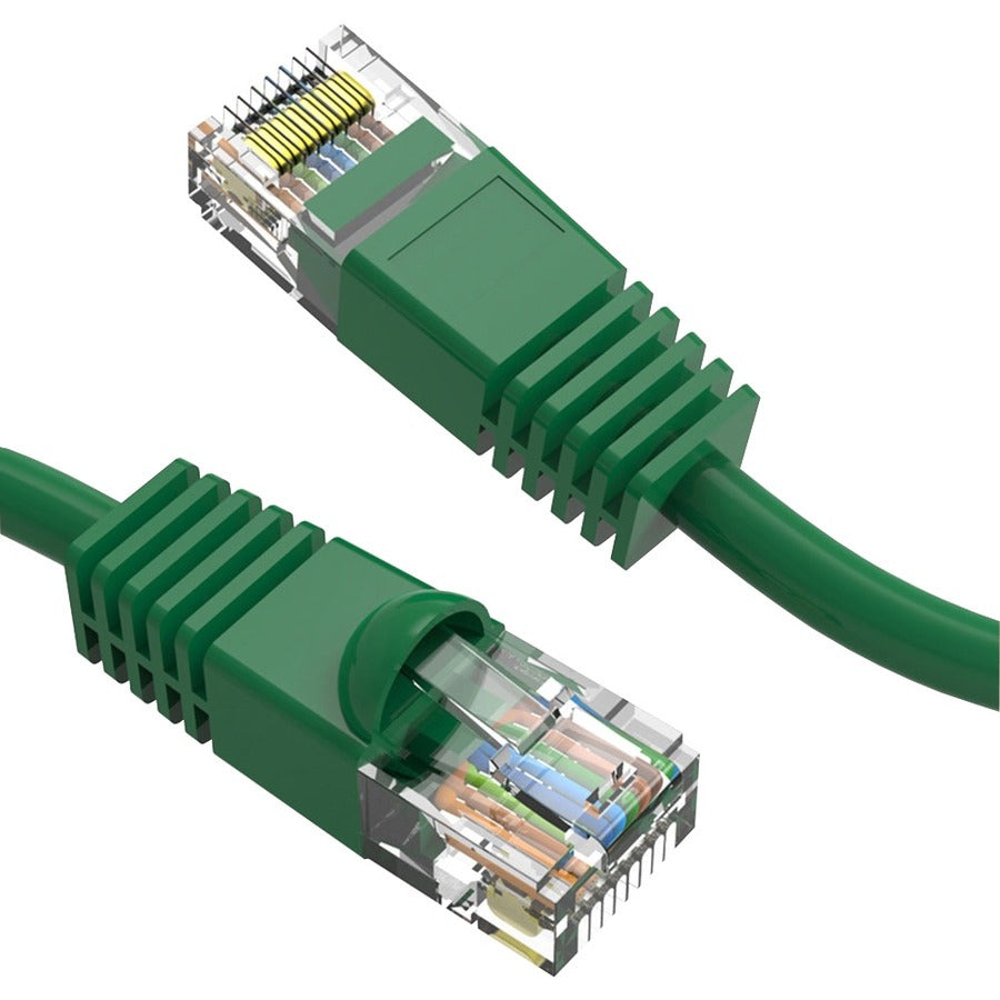 Axiom 1FT CAT6 UTP 550mhz Patch Cable Snagless Molded Boot (Green) C6MB-N1-AX