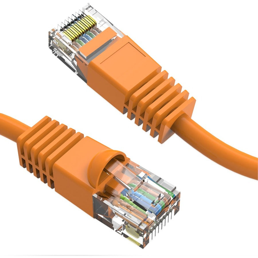 Axiom 1FT CAT6 UTP 550mhz Patch Cable Snagless Molded Boot (Orange) C6MB-O1-AX