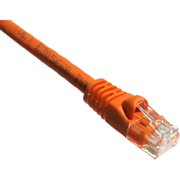 Axiom 1FT CAT6 UTP 550mhz Patch Cable Snagless Molded Boot (Orange) C6MB-O1-AX