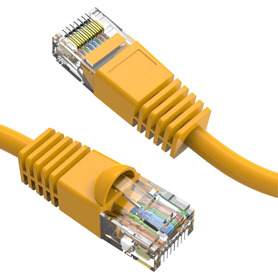 Axiom 1FT CAT6 UTP 550mhz Patch Cable Snagless Molded Boot (Yellow) C6MB-Y1-AX