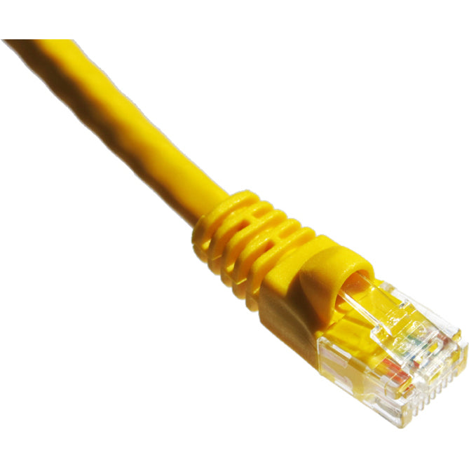 Axiom 1FT CAT6 UTP 550mhz Patch Cable Snagless Molded Boot (Yellow) C6MB-Y1-AX