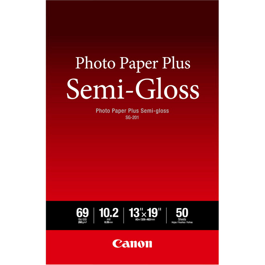 Canon Photo Paper Plus Semi-gloss SG-201 8x10 - 20 Sheets 1686B064