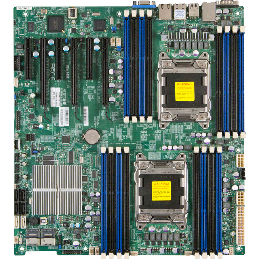 Supermicro X9DR3-F Server Motherboard - Intel C606 Chipset - Socket R LGA-2011 - Extended ATX MBD-X9DR3-F-O