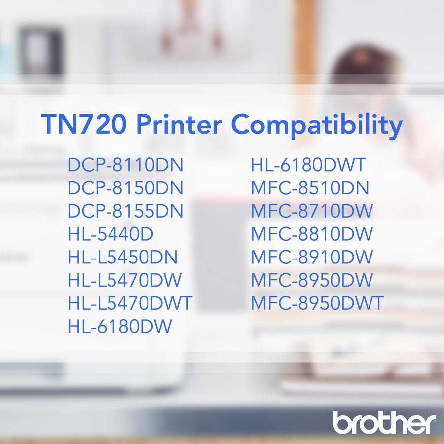 Brother TN720 Original Toner Cartridge TN720