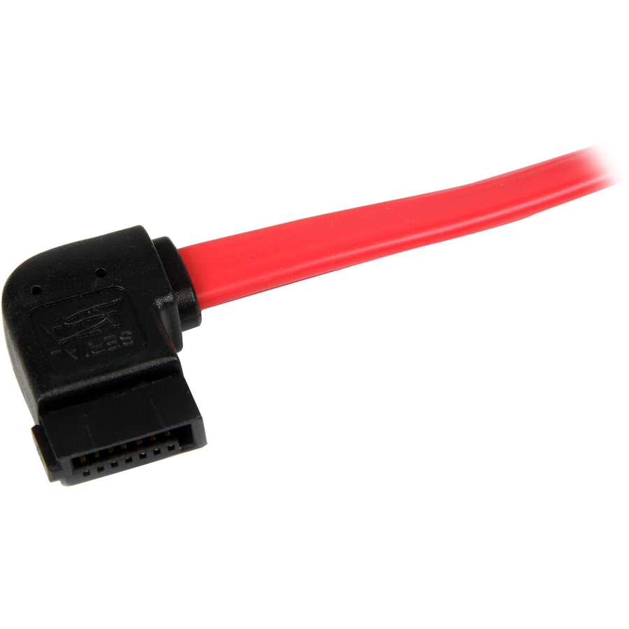 StarTech.com 18in SATA to Left Side Angle SATA Serial ATA Cable SATA18LSA1