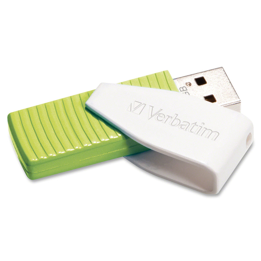 Verbatim 32GB Swivel USB Flash Drive - Eucalyptus Green 49815